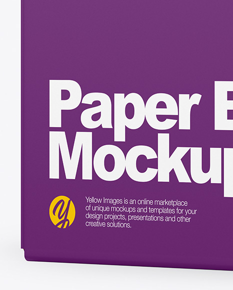 Paper Box Mockup