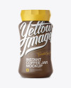 Instant Coffee Jar With Matt Finish Mockup