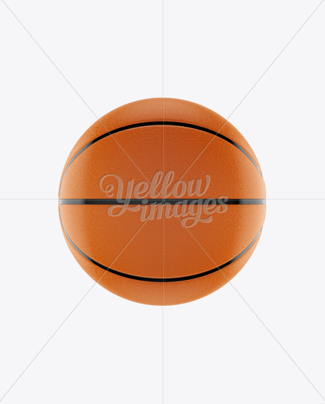 Basketball Ball Mockup - Front View