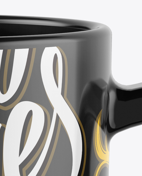 Glossy Mug Mockup