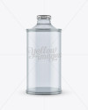 Clear Glass Water Bottle Mockup