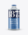 Clear Glass Water Bottle Mockup
