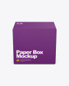 Paper Box Mockup