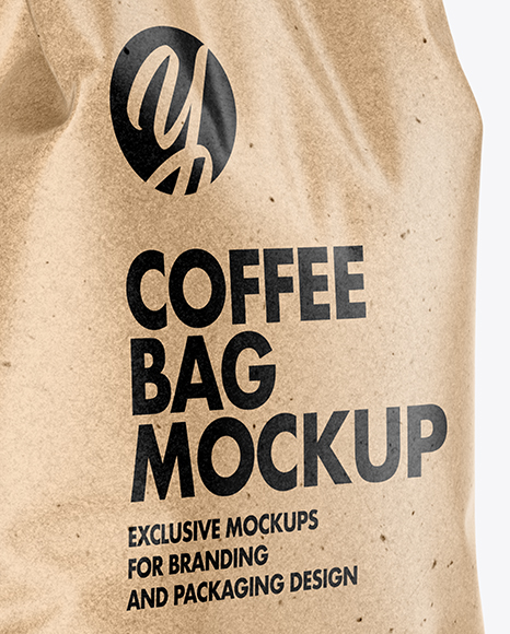 Kraft Coffee Bag Mockup