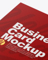 Paper Business Card Mockup