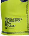 Men's Jersey on Athletic Body Mockup