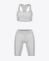 Women's Fitness Kit Mockup - Front View