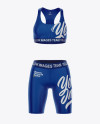 Women's Fitness Kit Mockup - Front View