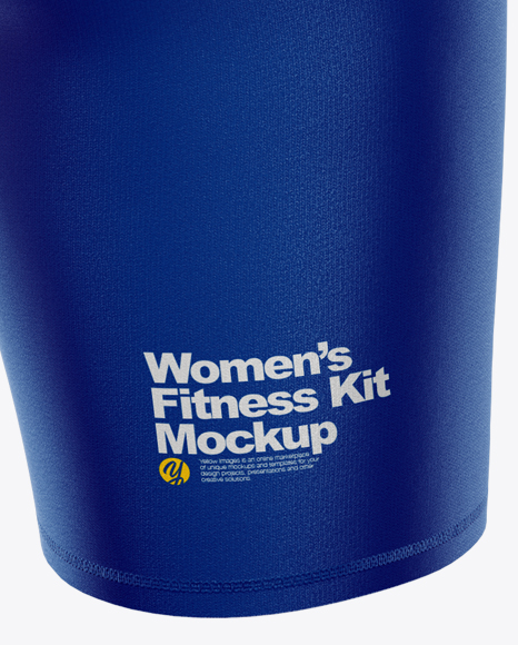 Women's Fitness Kit Mockup - Back view