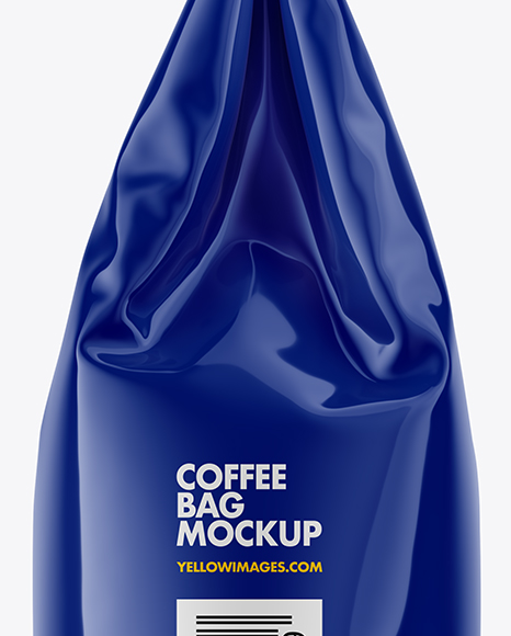 Glossy Coffee Bag Mockup