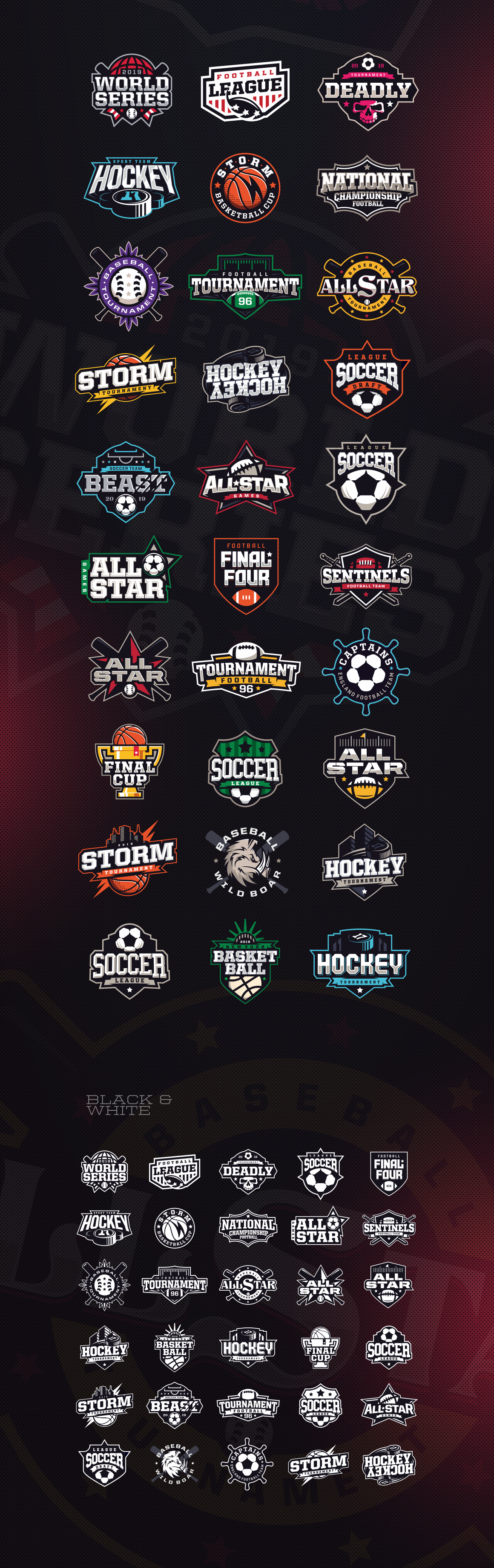 30 sport logos