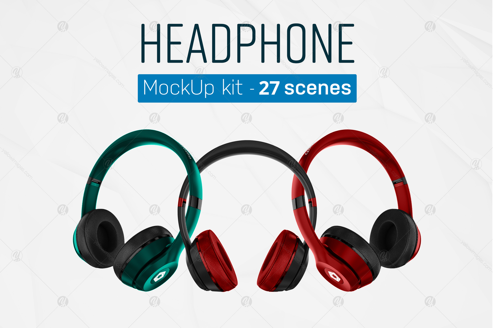Headphones Mockup Kit Headphones Mockup Kit
