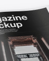 Matte A4 Magazine Mockup