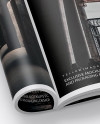 Matte A4 Magazine Mockup