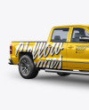 Full-Size Pickup Truck Mockup - Half Side View