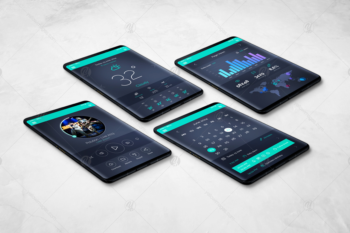 S9 Tablet Mockup S9 Tablet Mockup
