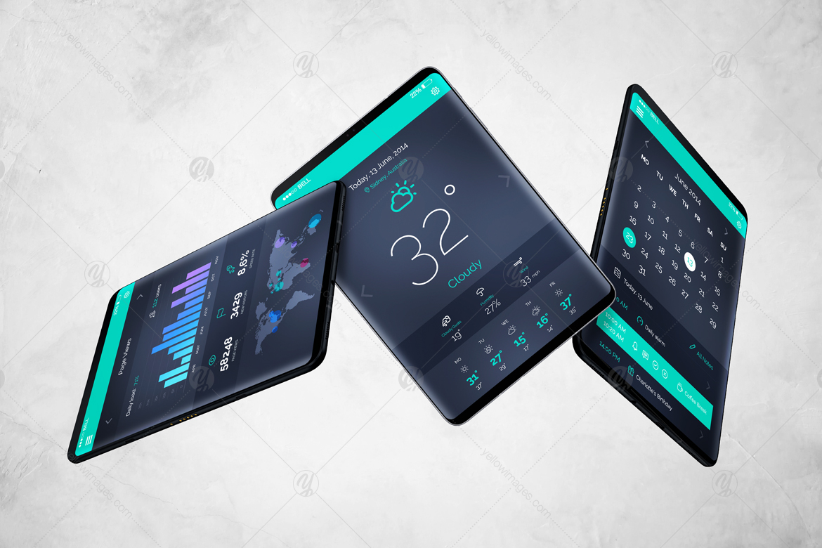 S9 Tablet Mockup S9 Tablet Mockup