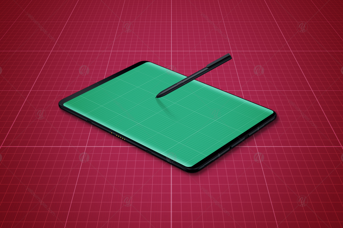 S9 Tablet Mockup S9 Tablet Mockup