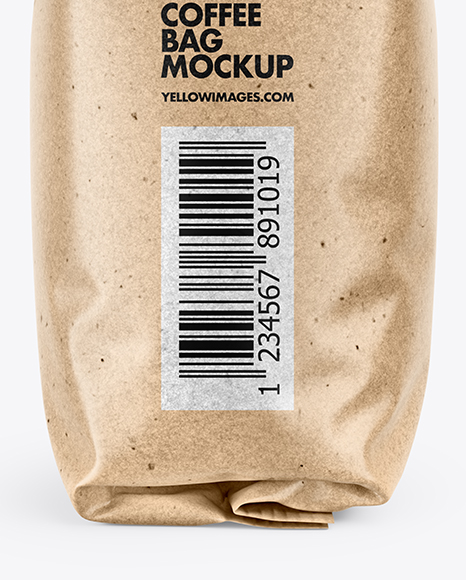 Kraft Coffee Bag Mockup