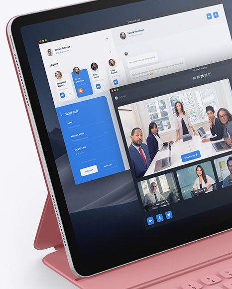 Apple iPad Pro 2018 12.9 Mockup