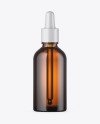 Amber Glass Dropper Bottle Mockup Amber Glass Dropper Bottle Mockup