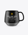 Matte Ceramic Mug Mockup