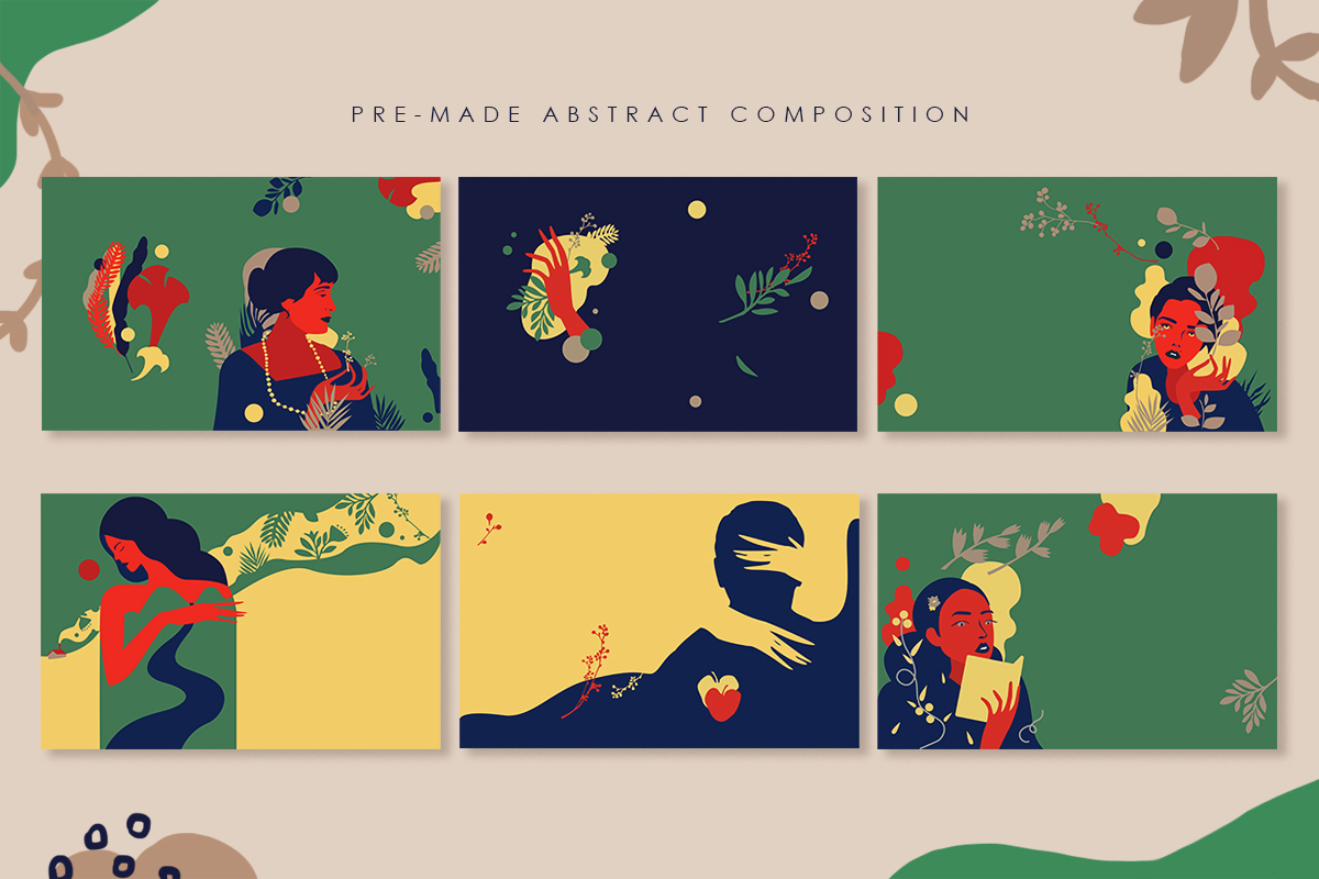 Abstractionism Graphic Set Abstractionism Graphic Set