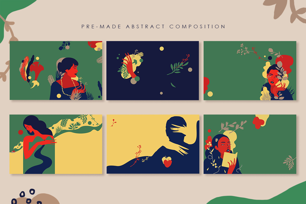 Abstractionism Graphic Set