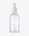 Frosted Glass Dropper Bottle Mockup