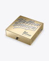 Metallic Paper Box Mockup