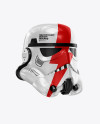 Glossy Stormtrooper Helmet Mockup