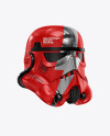 Glossy Stormtrooper Helmet Mockup