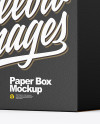 Paper Box Mockup