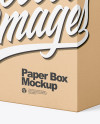 Kraft Paper Box Mockup