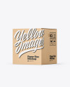 Kraft Paper Box Mockup