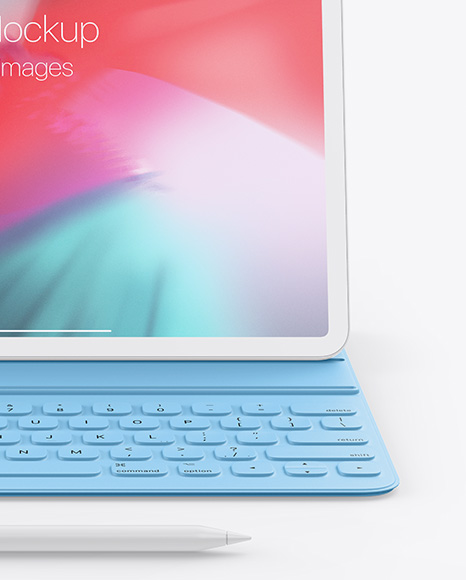 Clay Apple iPad Pro 2018 12.9 Mockup