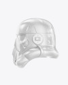 Glossy Stormtrooper Helmet Mockup