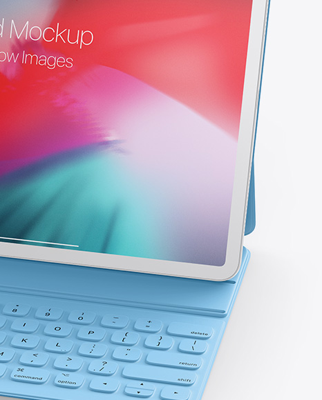 Clay Apple iPad Pro 2018 12.9 Mockup