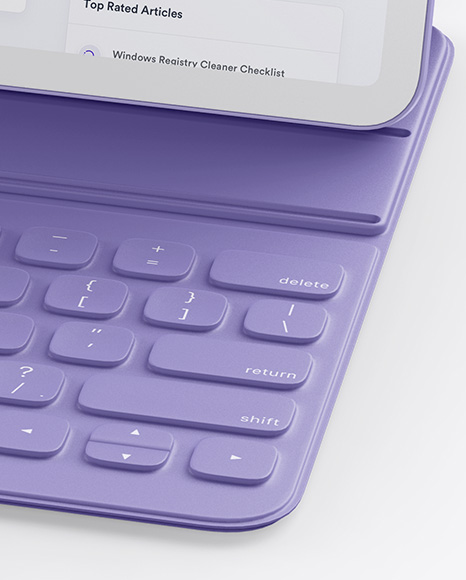 Clay Apple iPad Pro 2018 12.9 Mockup