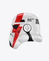 Matte Stormtrooper Helmet Mockup