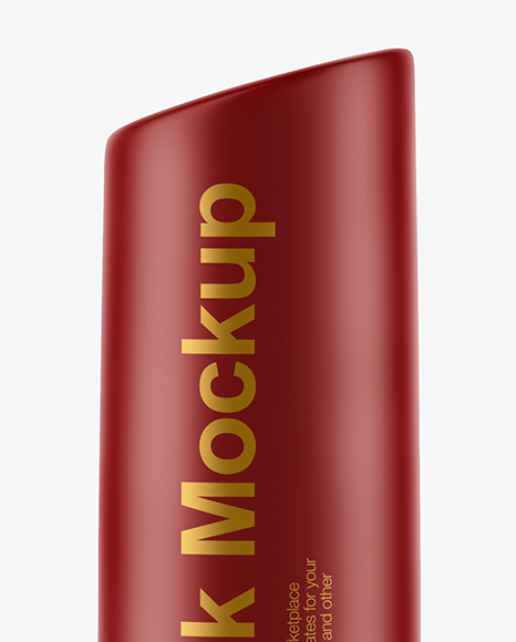 Matte Lipstick Tube Mockup