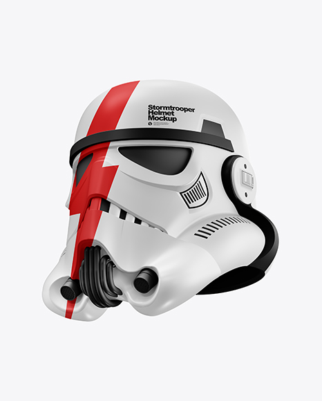 Matte Stormtrooper Helmet Mockup