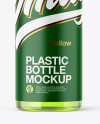 Clear Plastic Bottle Mockup