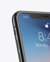 Apple iPhone X Mockup - Half Side View