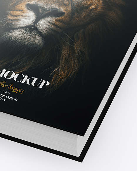 Book w/ Glossy Cover Mockup