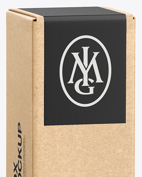 Kraft Paper Box Mockup