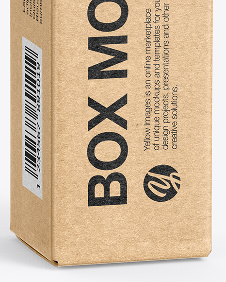 Kraft Paper Box Mockup