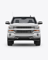 Full-Size Pickup Truck Mockup - Front View