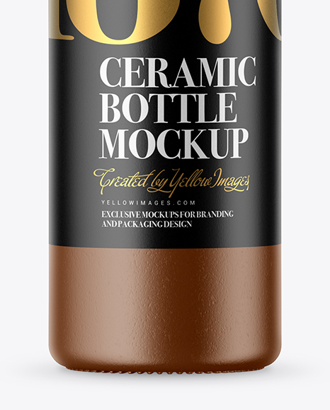 Ceramic Bottle Mockup