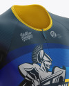 Cycling Speed Suit Mockup - Half Side View